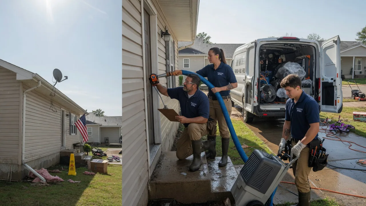 Ceiling Water Damage Restoration in Princeton, IN near me